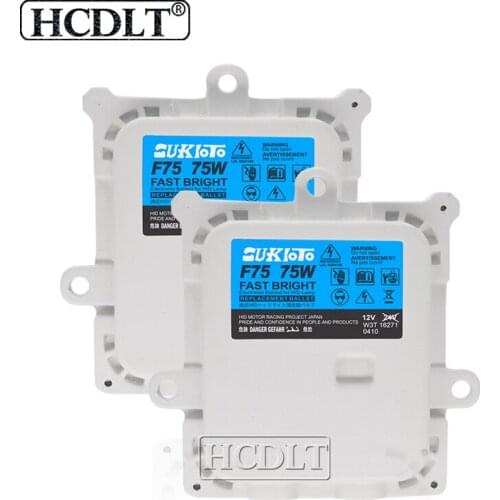 HCDLT AC 75W F75 Fast Bright HID Electronic Ballast For HID Conversion Bulb Kit H1 H3 H7 H11 12V Car Light Replacement Ballast