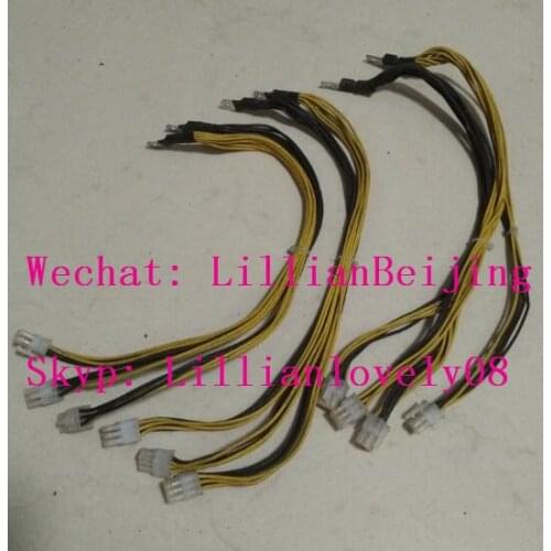 90% new of 6pin miner power cable used for whatsminer power supply PSU P5 cable with 10 connectors