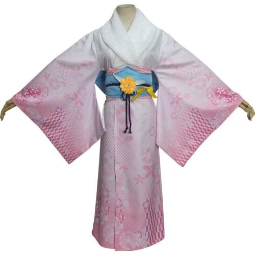 Halloween Party Costume Men/Women game Azur Lane Cygnet Cute loli cherry blossom kimono Cosplay Costume Cos Cosplay