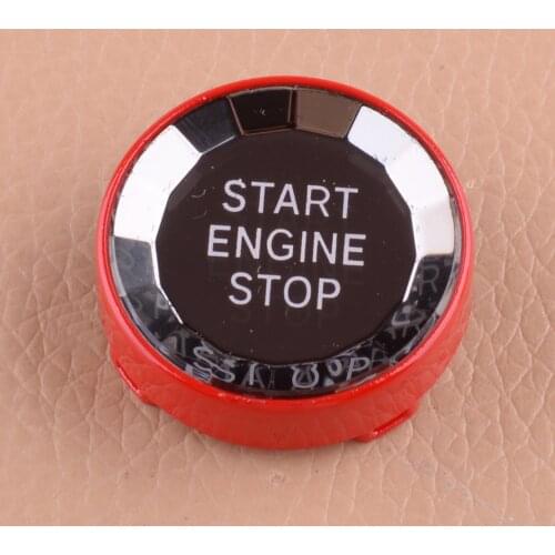 Red Crystal Car Engine Start Stop Button Cover Decoration Fit for BMW E Chassis E60 E84 E83 E87 E90 E91 E92 E93 E70 E71 E72