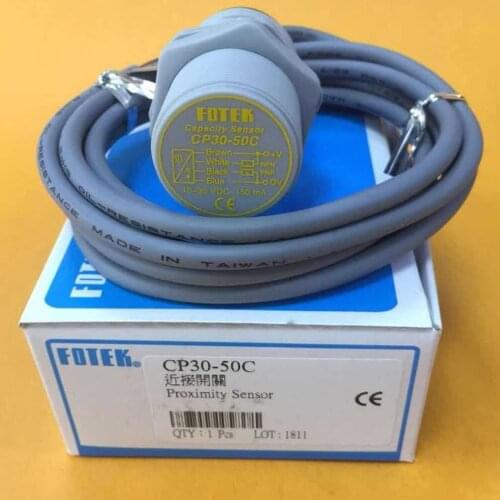 CP30-50C CP30-50CB FOTEK M30 Cylindrical Capacitive Proximity Switch Sensors NPN&PNP 10-30VDC New & Original