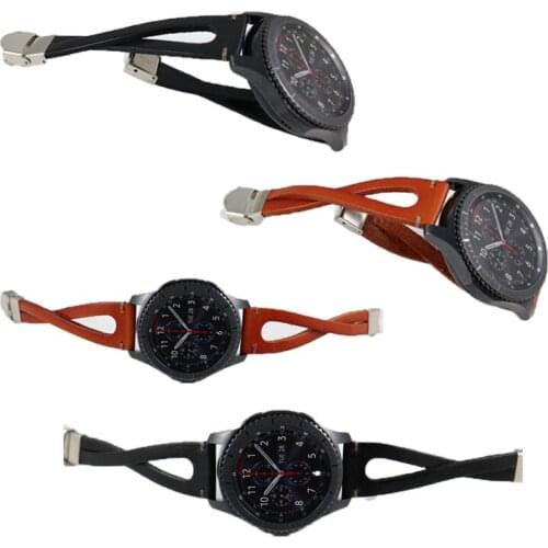 New Retro cross sport strap For Samsung Gear S3 Frontier/Classic watch 46mm watchband bracelet wrist 22mm bands replacement belt