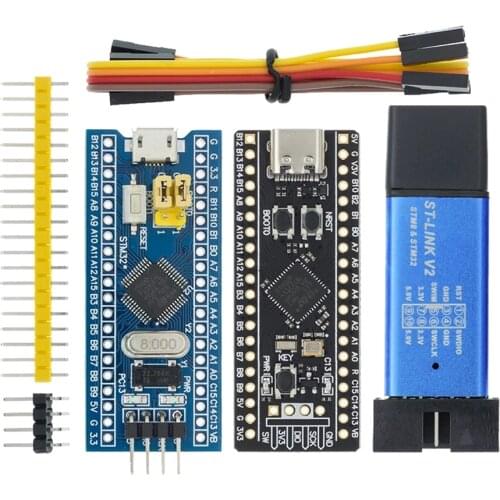 STM32F103C8T6 ARM STM32 Minimum System Development Board STM32F401 STM32F411 STM32F4 ST-LINK V2 Simulator Download Programmer