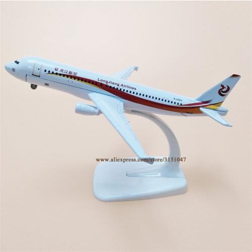 16cm Alloy Metal Air China LongJiang Airlines Airbus 320 A320 Airways Airplane Model Plane Model Aircraft Kids Gifts