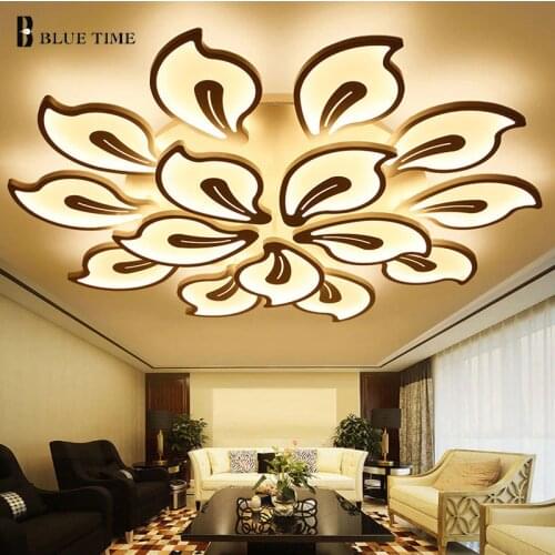 White&Black Arms Modern Led Ceiling Light For Living room Bedroom Dining room Lustres LED Chandelier Ceiling Lamp Light Fixtures