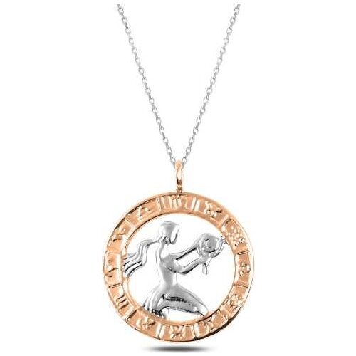 Tevuli 925 Sterling Silver Rose Virgo Zodiac Pendant