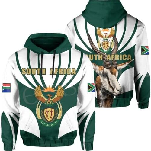 Tessffel NewFashion County Animal South Africa Flag Springbok Harajuku Tracksuit 3DPrint Men/Women Sweatshirts Casual Hoodies 14