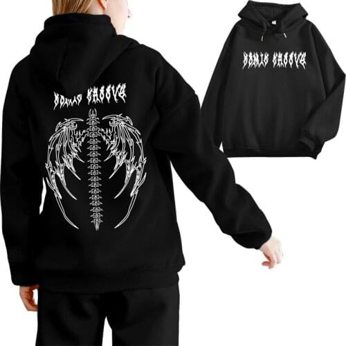 Streetwear Harajuku Oversized Sweatshirt Unisex Y2k Hoodies and Jumpers Men Animal Fossils Print Pullovers Women Ulzzang Clothes