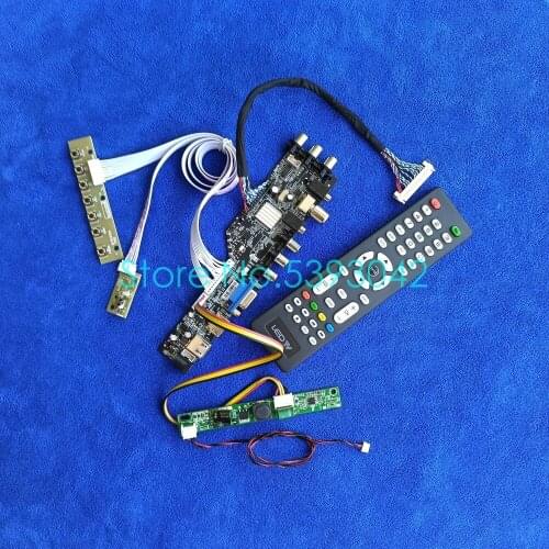 WLDE 60Hz drive board kit USB+VGA+AV digital DVB 3663 1920*1080 LVDS-30Pin For LM270WF2/LM270WF5/LM270WF6/LM270WF7/LM270WF8