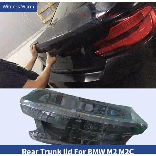 For M2 Carbon fiber rear trunk lid carbon fiber tail lid for M2 F87 Forged/FRP rear trunk hood 2015-2019