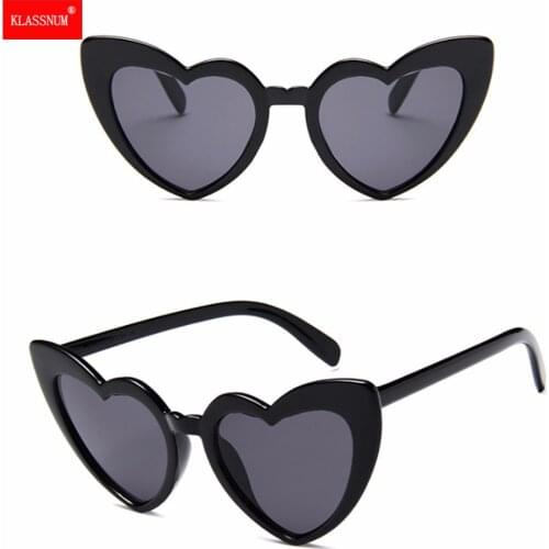 1pcs Retro Love Heart Shaped Sunglasses Women brand designer Glasses Cat Eye Sun Glasses Ladies Shopping Sunglass UV400 Hot