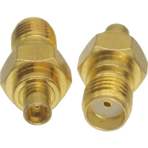 10pcs Adapter converter SMA female to MMCX female jack straight COAXIAL