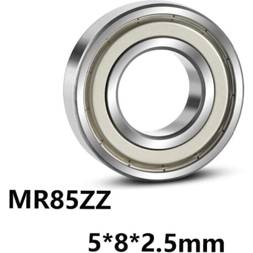10Pcs/batch Mr85Zzdeep Groove Ball Miniature Bearing Mr85-Zz/ 5*8*2.5Mm High Quality Bearing Steel