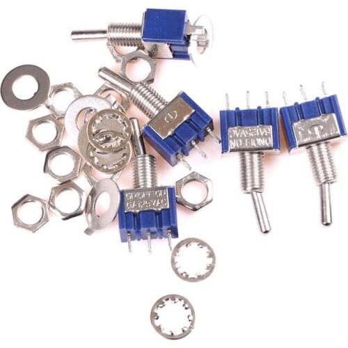 5 Pcs/lot New AC ON/OFF/ON 3 Position SPDT Toggle Switch