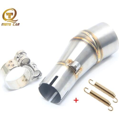Motorcycle Exhaust Adapter Middle Tube Link Pipe Connector Escape Muffler For Kawasaki Z250 Ninja 250 Ninja 300 250CC 300CC Z300