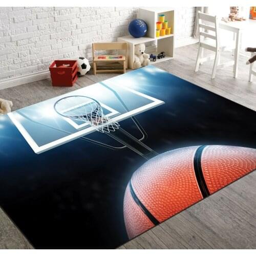 Basketball 9 Patterned Carpet ,Non Slip Floor Carpet,Teens Carpet,Turkish Rug