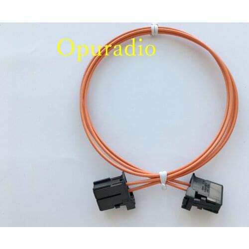 Free shipping MOST Optical Fiber Cable Connectors Male To Male For Audi BMW mercedes etc. 90CM -100CM New Original