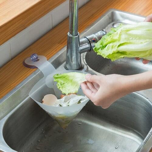 Kitchen Sink Strainer Drain Garbage Bag Self-standing Leftovers Soup Juice Filter Kitchen Supplies Kitchen Sink Strainer