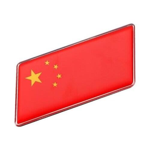 China Flag Auto Fender Emblem Badge Motorcycle Fairing Decals Sticker Car Accessories