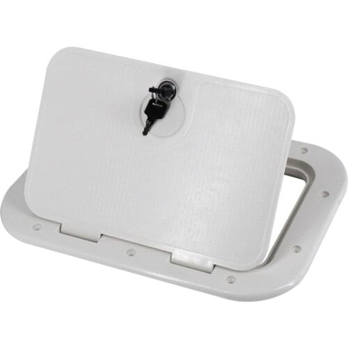 Inspection Deck Hatch Cover -Anti-corrosive Access Deck Plate for Boat /Yacht/ Marine, 378 x 248mm - Heavy Duty