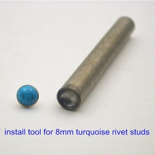 Metal Tool to Snap 8mm Half Round Turquoise Rivet Studs Spots and Base Together,Hand Tool For Rivet,Install Rivet Tool