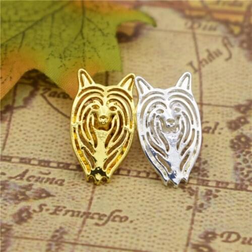 Fashion Chinese Crested Broches Dog Brooch Butterfly Clasp Collars Jewelery Lapel Pin Clothing Accessories Mens Gift