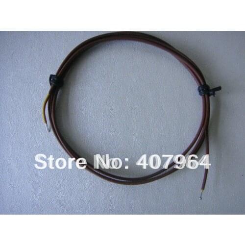 K Type Exposed thermocouple without Connector ,2*0.2mm, length 2000mm