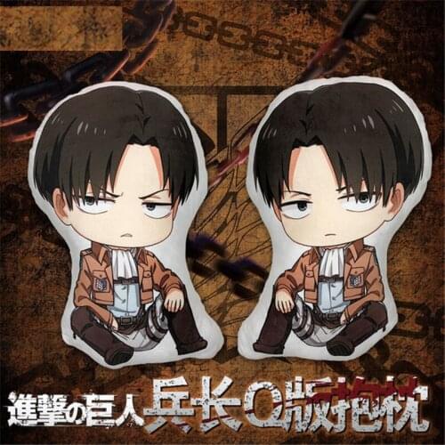 Attack on Titan Anime Pillow Eren Cosplay Plush Kawaii Men Women Cartoon Accessories Props