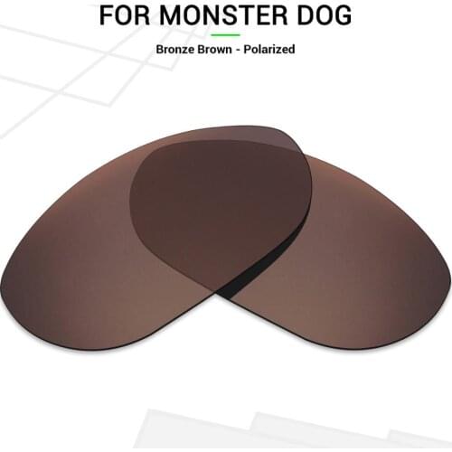 Mryok POLARIZED Replacement Lenses for Oakley Monster Dog Sunglasses Bronze Brown