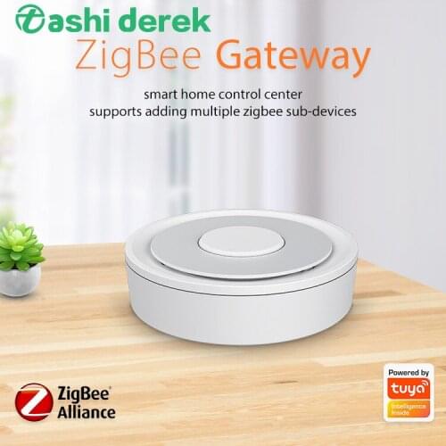 Graffiti intelligent ZigBee wired gateway Tuya intelligent remote linkage equipment central control host gateway
