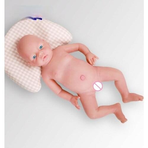 20 Inch Silicone Reborn Doll Beautiful Big Eyes Baby Girl Christmas Gift New Born Baby Items