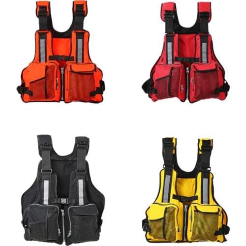 Life Jackets Adults Life Vest Adult Adjustable Canoe Kayak Dinghy Sailing Buoyancy Aid Jacket For Men/Women With Multi Pockets