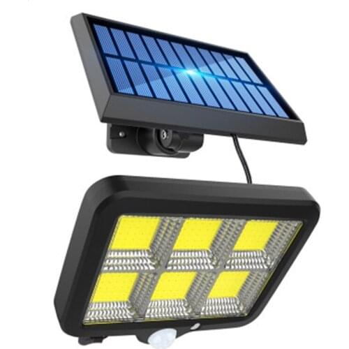 LED Solar Powered Wall Light Solar Garden Lights 56/108/120LED Solar Wall Lights Waterproof PIR Motion Sensor Split Solar Light