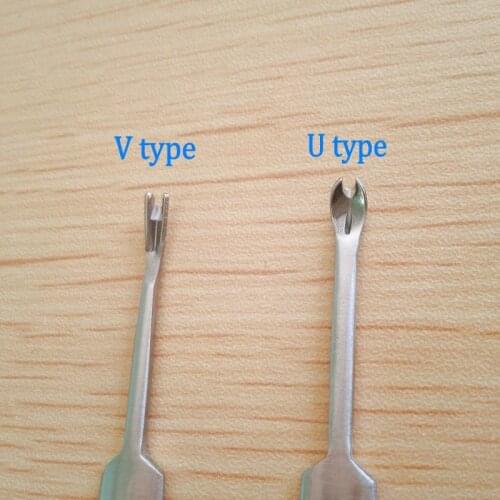 Type V Shaped Stitching Groover Skiving Edge Beveler Leathercraft Leather Tool ferramentas de couro Perfect