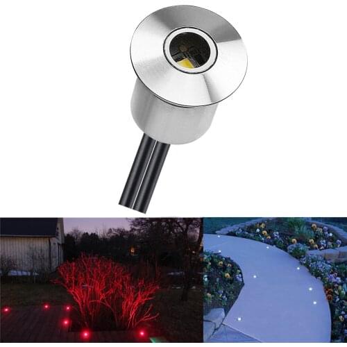 Vintage Waterproof Outdoor Lighting Kit Mini Size 12V Patio Garden Wall Deck Step Light Aluminum Grond Spot,Photocell