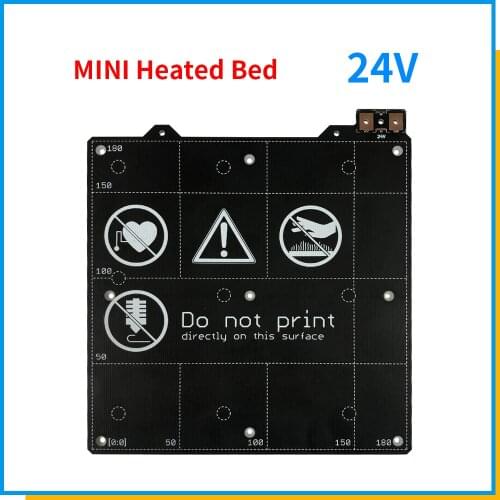 High Flatness 3D Printer Parts 24V PRUSA MINI Heated Bed Heater Bed Thermistor for Prusa Mini i3 MK3S