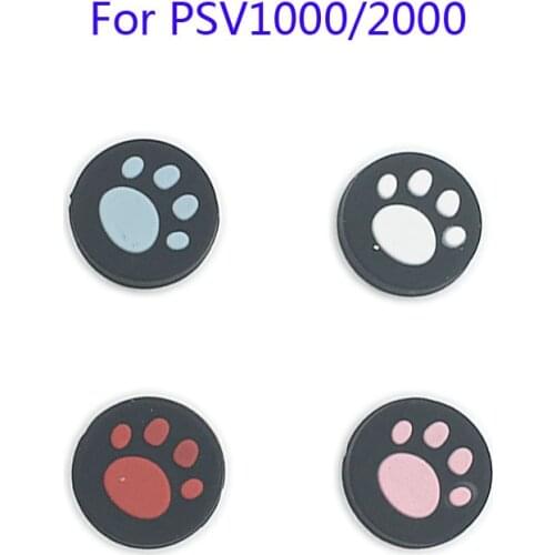 4Pcs Protective Silicone 3D Joystick Buttons For PSV 1000 2000 Grip Analog Cap Cover For Sony PS Vita PSV1000/2000 PSVITA