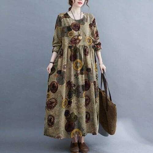 Oversize Bohemian Holiday Dress 2021 New Autumn Summer Batwing Long Sleeve WomenS Dress Clothing Robe Female Vestidos One-Piece