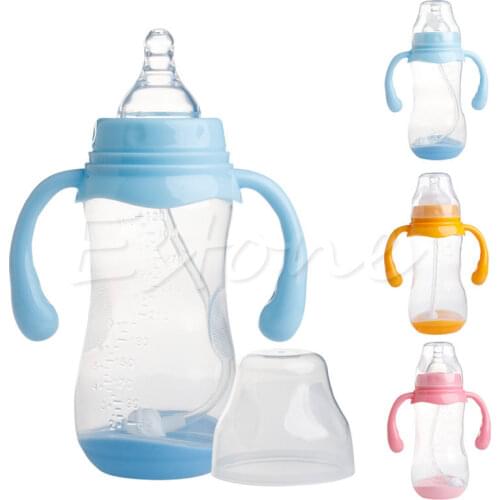 1Pc 320ML Wide Neck Anti-colic Baby Infant Milk Feeding Nipple Bottle Nurser New