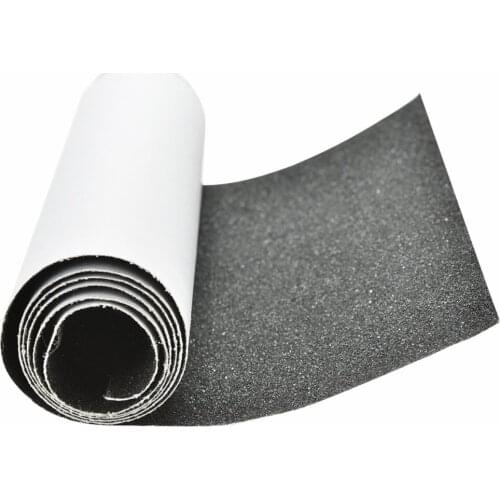 81cm * 22cm Perforated Skateboard Deck Grip Tape Skateboard Sand Paper Tape Griptape Black Skate Scooter Sandpaper Sticker 1PC