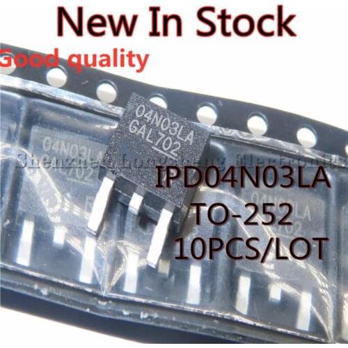 10PCS/LOT IPD04N03LA 04N03LA TO-252 MOS tube FET