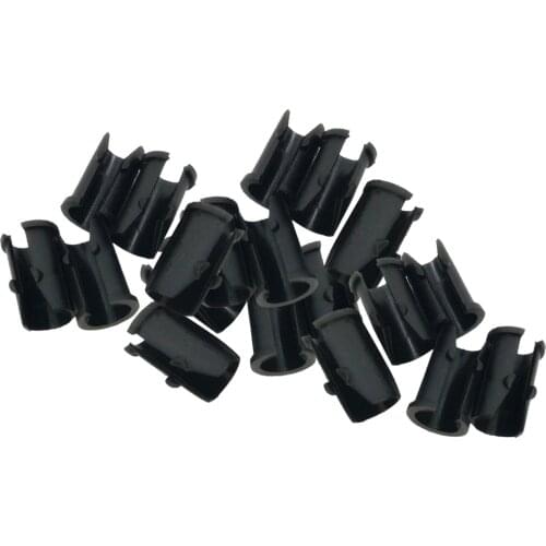 20pcs/Pack U Shape Brake Cable Buckcle Sleeve Shim Shift Hose Clip