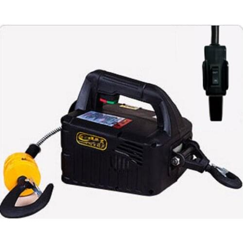 200KG-500KG 7.6M-19M, Portable electric winch hand winch, traction block, electric steel wire rope lifting hoist, towing rope