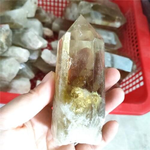 210-240g Natural Crystal Point Citrine Healing Energy Stones Reiki Obelisk Yellow Quartz Tower for Home Decor Pyramid Gift