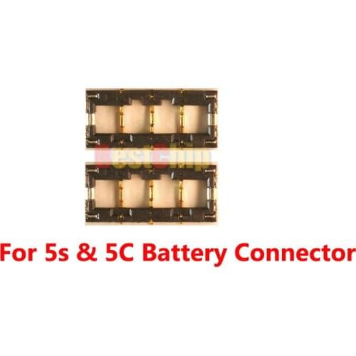 50pcs/lot J6 for iphone 5S & 5c Battery Port FPC Connector on motherboard
