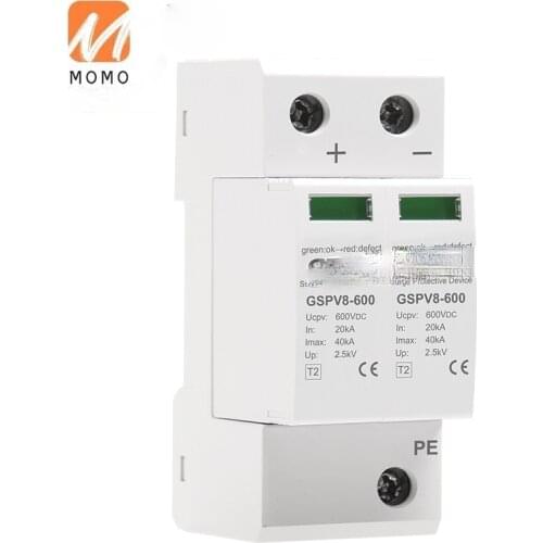 600VDC 1000VDC 40KA DC SPD Surge Protector Device for Solar System and solar energy