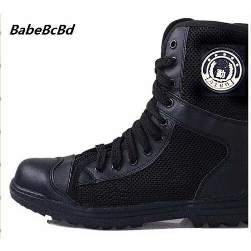 Army boots male special forces soldier canvas breathable special training combat net high help make training security shoes
