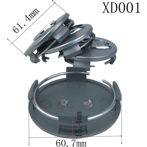 Car Accessories 4pcs Wheel Hub Center Cover For Hyundai Car Modification with logo
