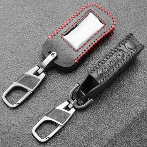 Car Styling Accessories Key Cover Case For Starline A93 A63 Russian Version Two Way Car Alarm LCD Remote Control Keychain