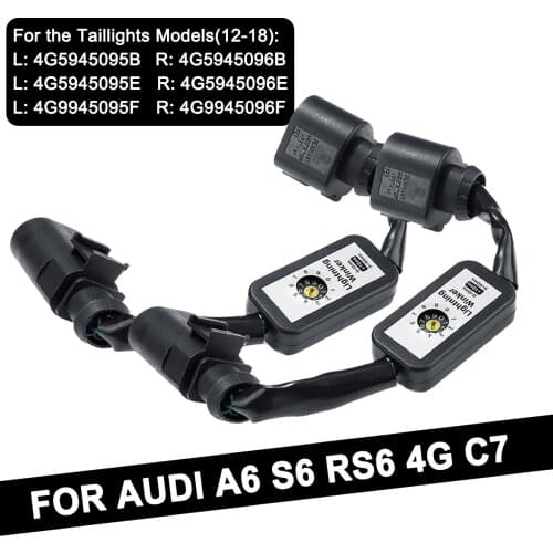 Car Dynamic Add-on Module Cable Wire Harness Turn Signal Indicator LED Taillight For AUDI A6 S6 RS6 4G C7 2012-~2018 Tail Light